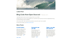Desktop Screenshot of calebbrown.id.au